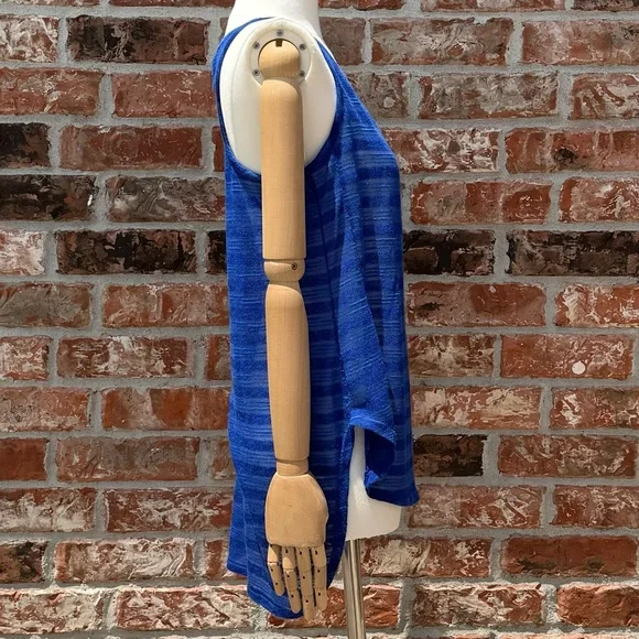 Mossimo sheer blue striped tank top / S / Excellent condition - Picture 4 of 12